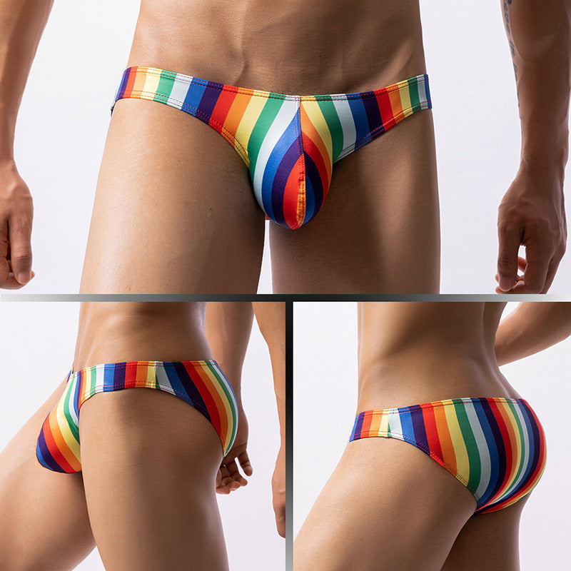 European And American Foreign Trade Low Waist Sous-vêtements pour hommes Cartoon imprimé Wet Wicking