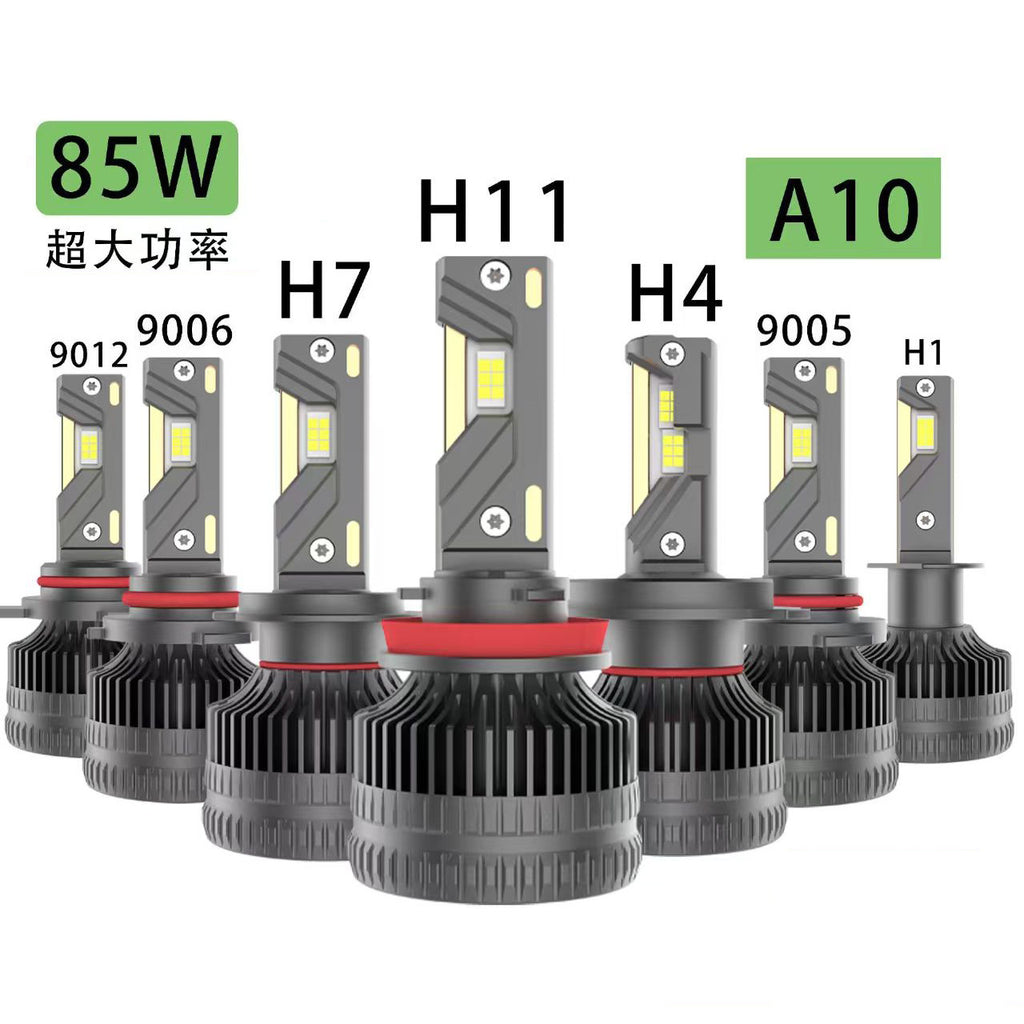 Phare de voiture LED haute puissance avec un système de refroidissement triple-cuivre