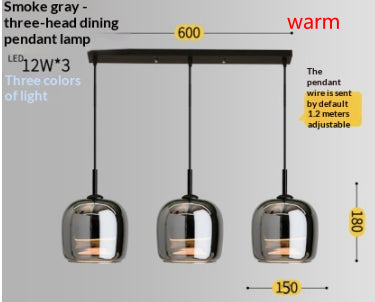 Moderne Minimalist Créatif haut de gamme Sens de chambre de luxe Pendentif lumière
