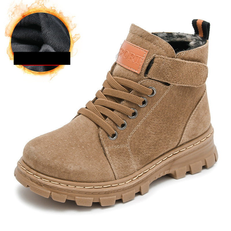 Bottes pour enfants de style britannique pour l'automne et l'hiver