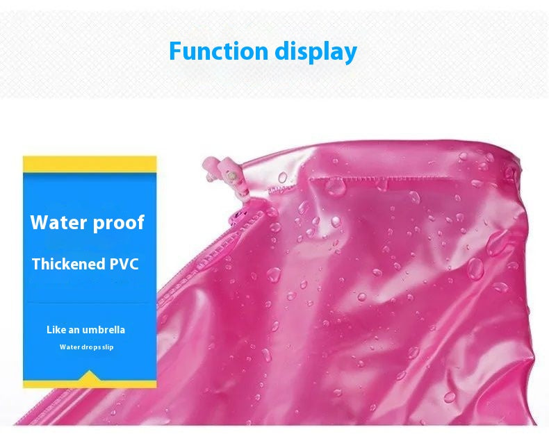 Couverture de bottes de pluie en silicone épaississante et résistante à l'usure