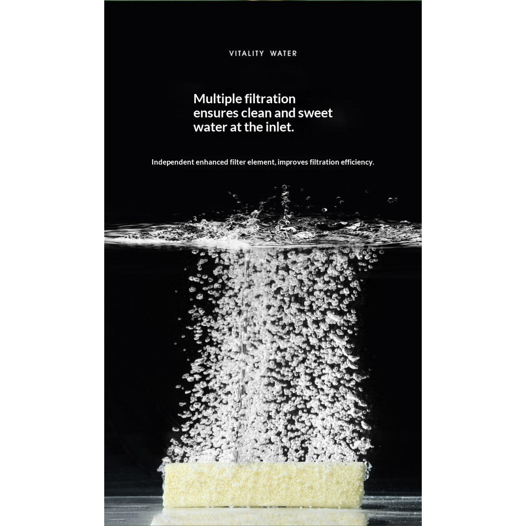 Fontaine d'eau filtrant automatique silencieux