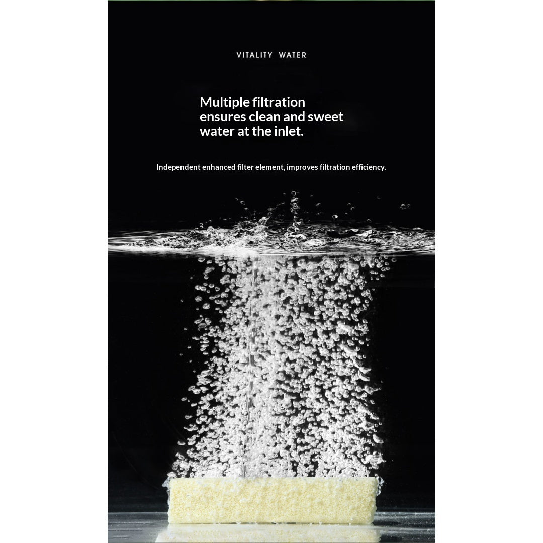Fontaine d'eau filtrant automatique silencieux