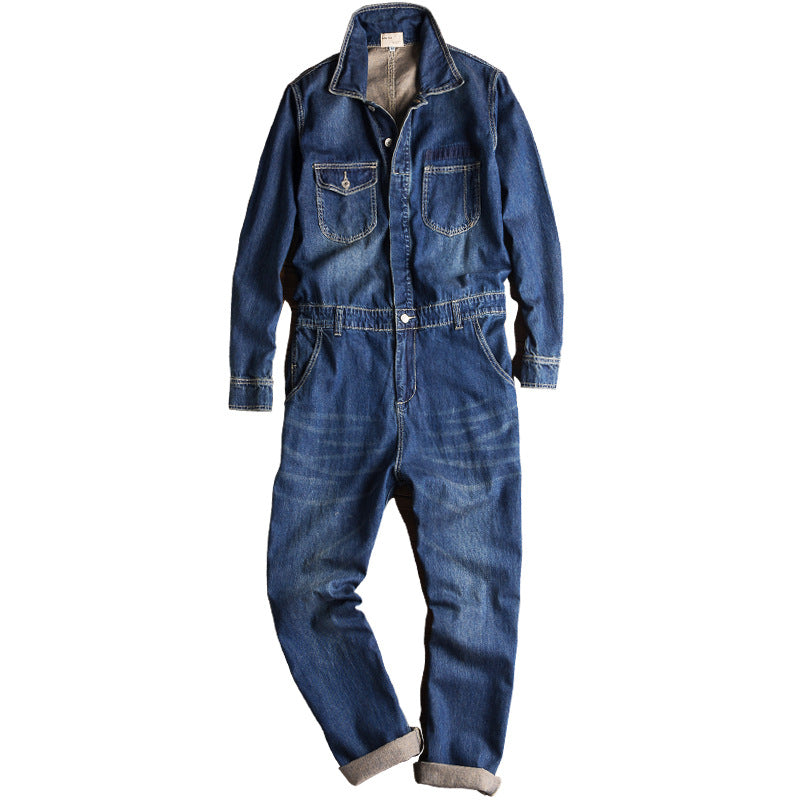 Ensemble de sauts occasionnels Retro Denim pour hommes
