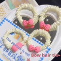 Mignon et versatile cordon de cheveux papillon blanc-1 pièce