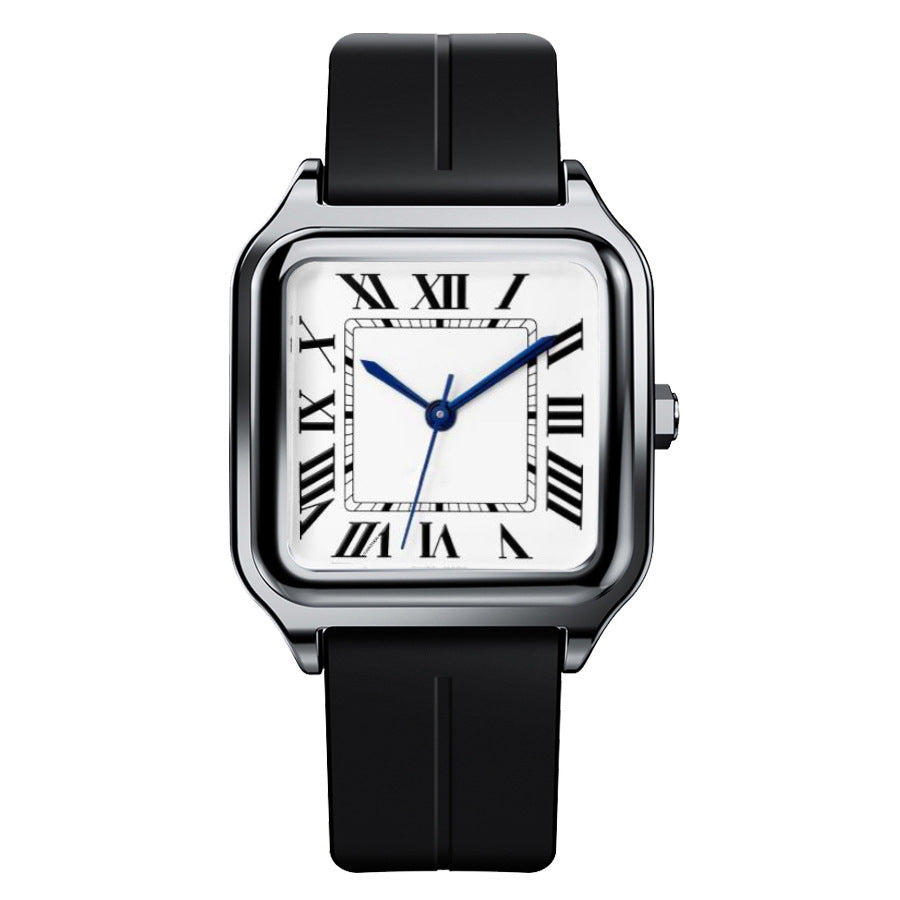 Montre à quartz métallique élégante haut de gamme