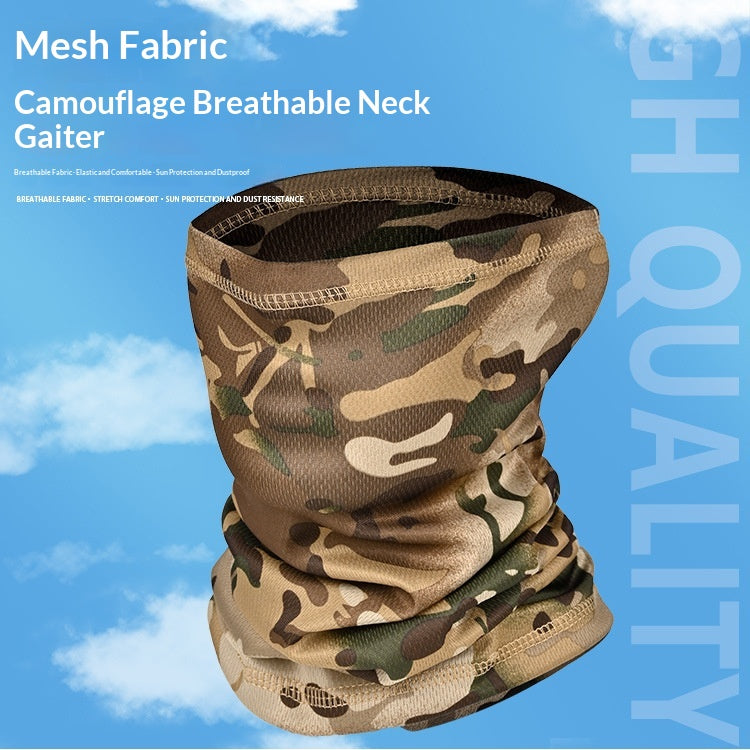 Tout en un col respirant Gaiter avec protection solaire Parfait pour une utilisation extérieure