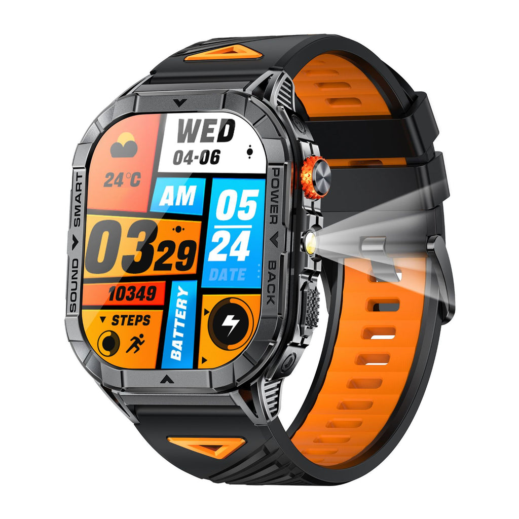K70A Smartwatch avec surveillance de la fréquence cardiaque et appel Bluetooth
