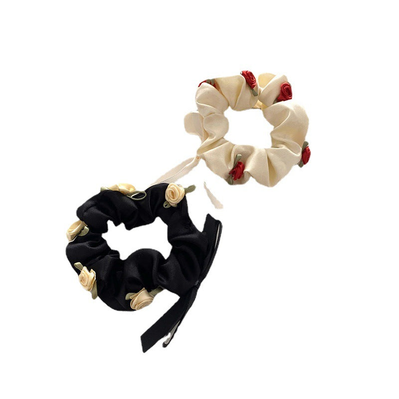 Romantique Rose tridimensionnelle French Retro Girl Flower Hairband Fairy Style Hair Accesso