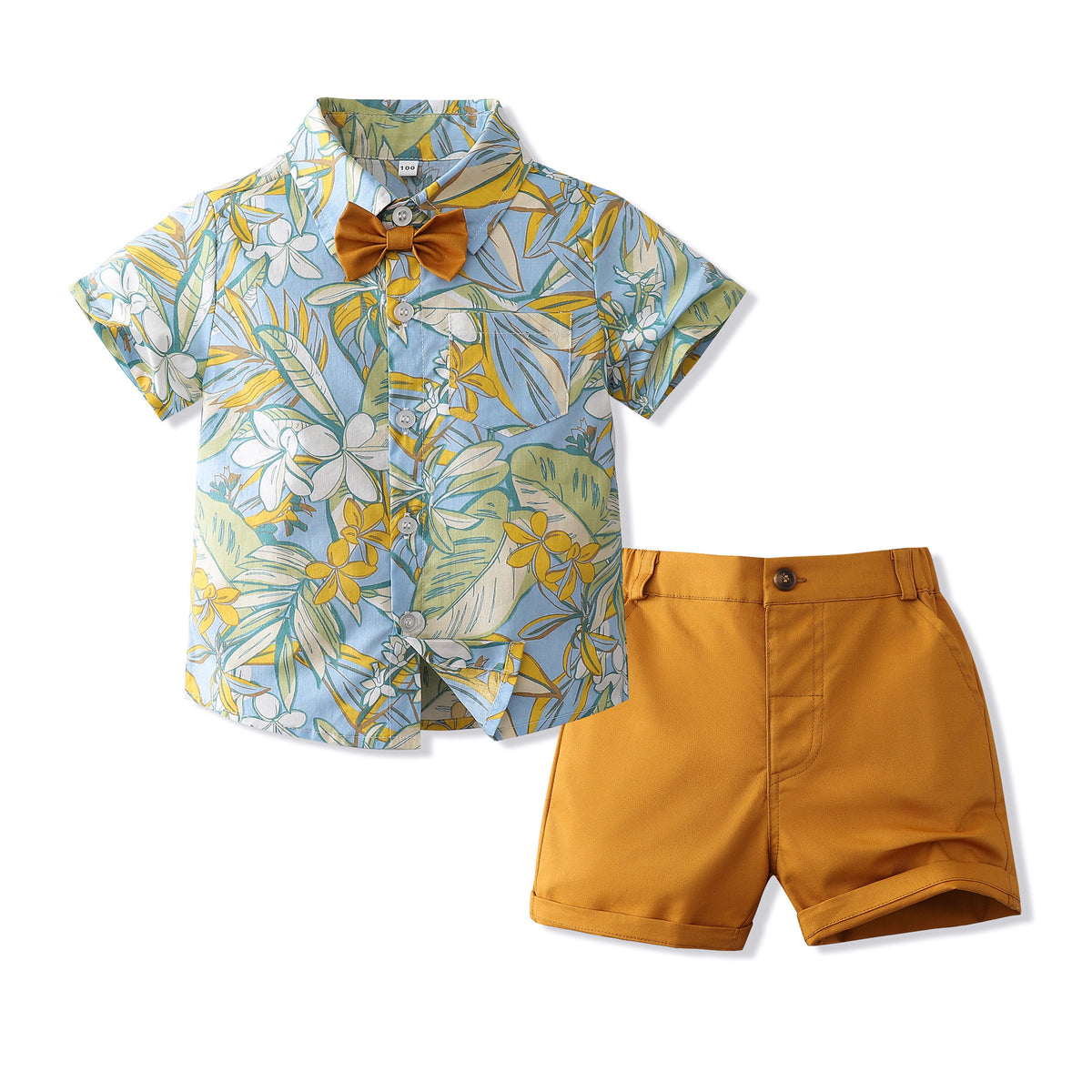 Short-sleeved Printed Shirt Stylish for Beach Holiday
