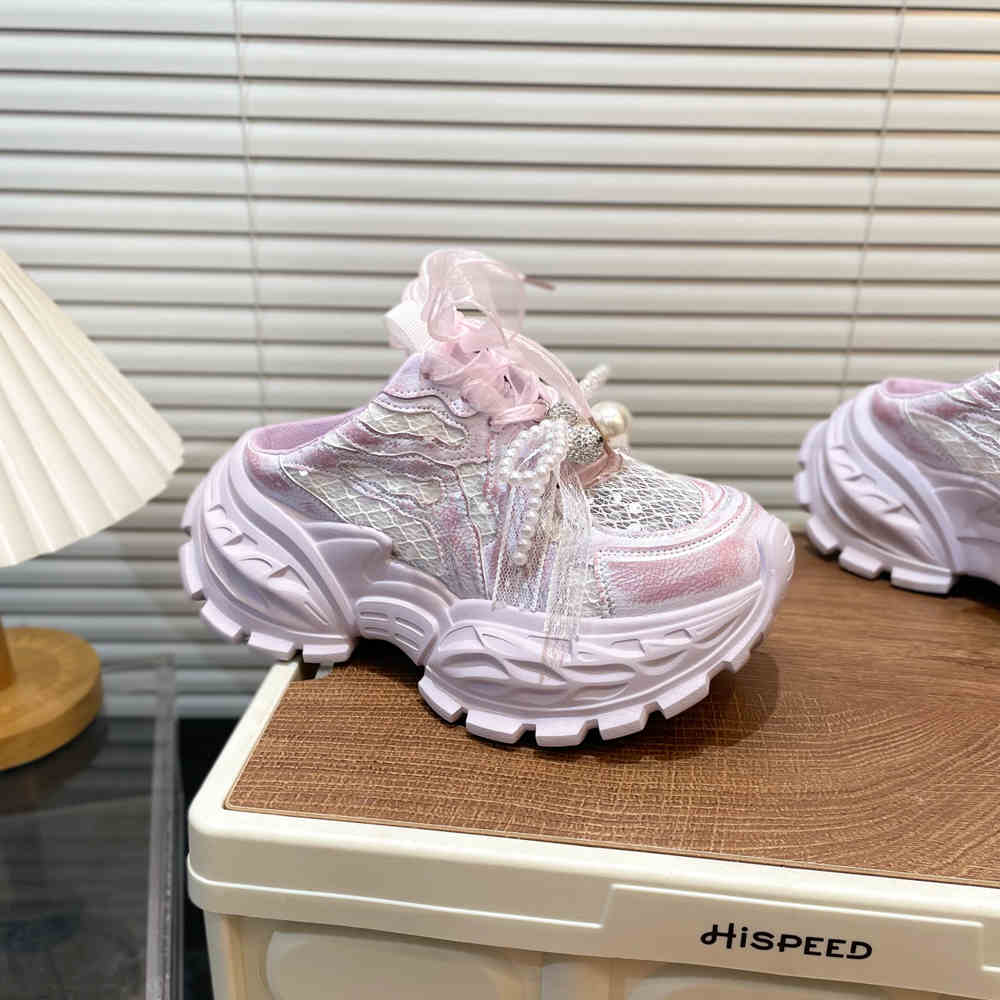 Perle Dentelle Bow Bébé fille Chaussures papa