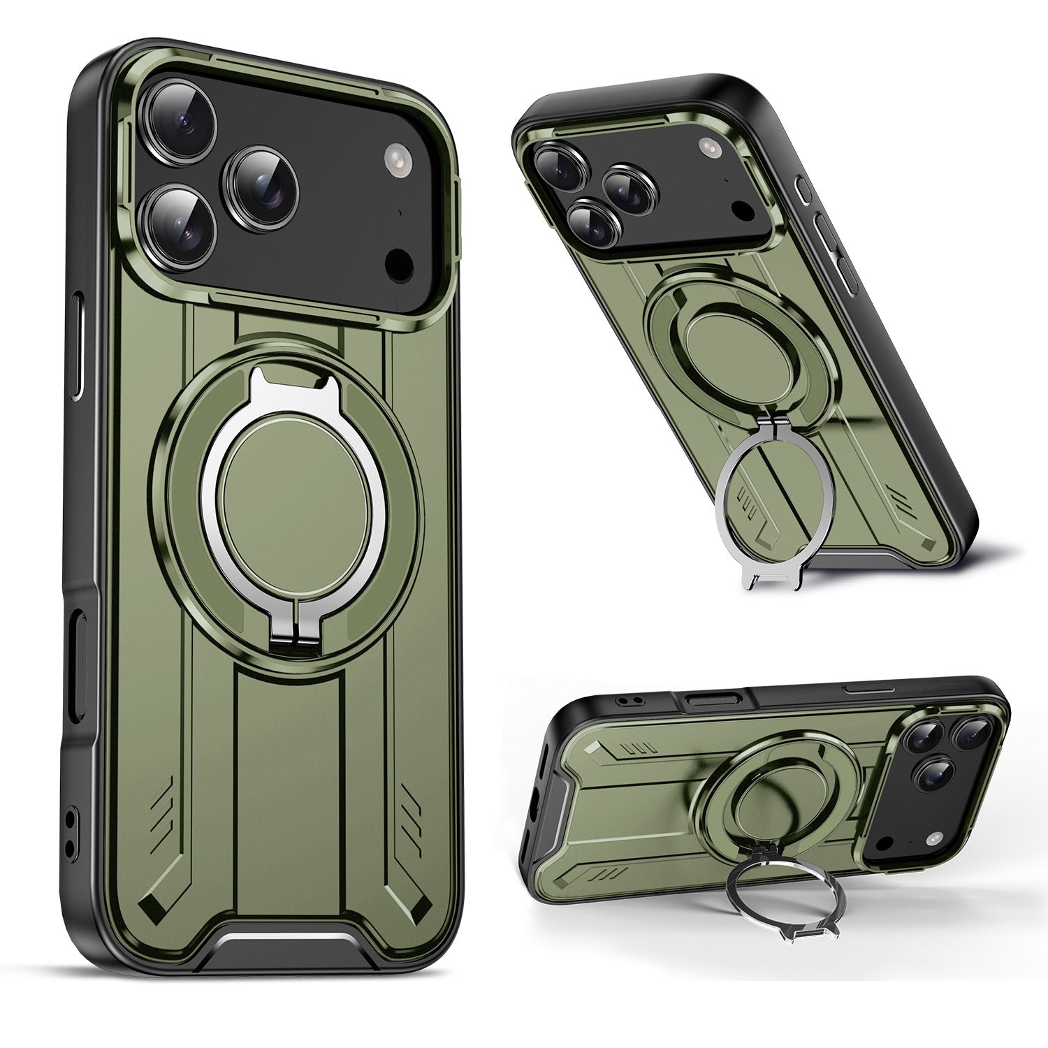 Protecteur de boîtier de téléphone magnétique à montage de voiture rotatif