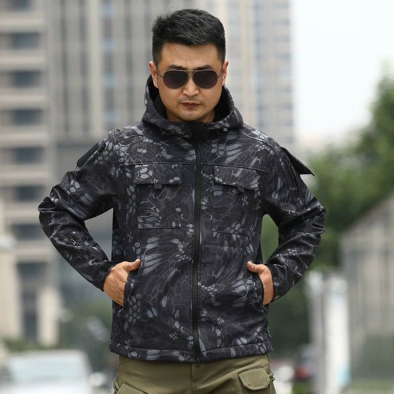 Shell Veste Camouflage Cold Sports Outdoor Tactics Chandail