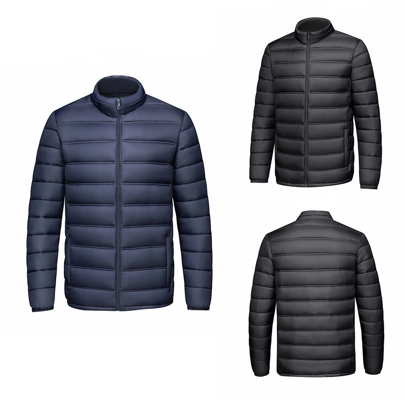 Hommes Chaud StandUp Collier Zippered CotonVeste rembourrée