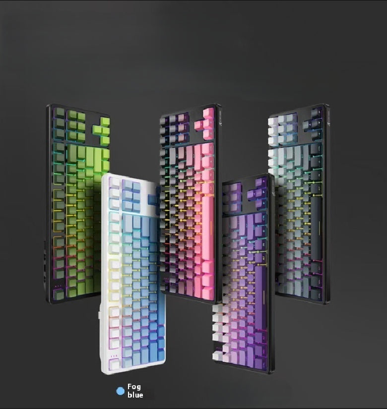 Clavier mécanique filaire de correspondance couleur punk