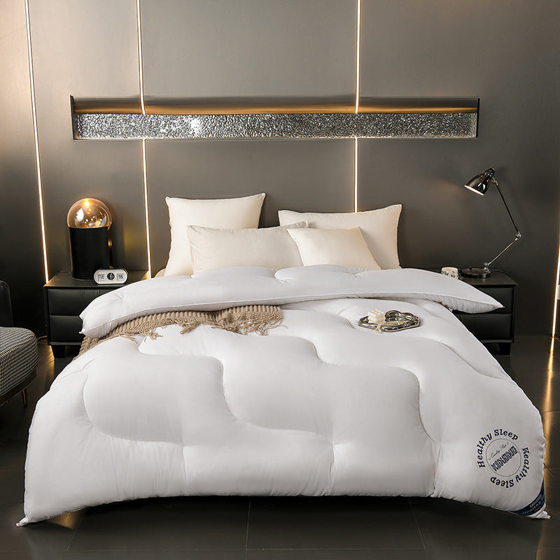 Insert de duvet à motif d'onde de couleur solide