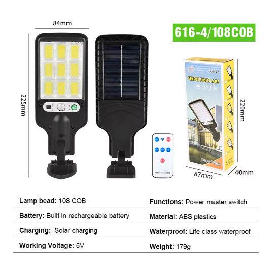 Extérieur LED Solar-Powered Motion Sensor Courtyard Wall Light