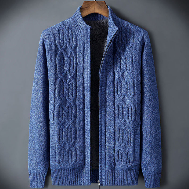 Chandail de cardigan épais pour hommes