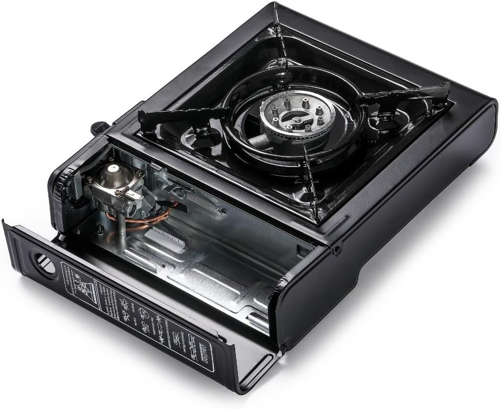 Camping en plein air Butane Gas Stove Portable Single Burner Hob BBQ Picnic Cooker UK