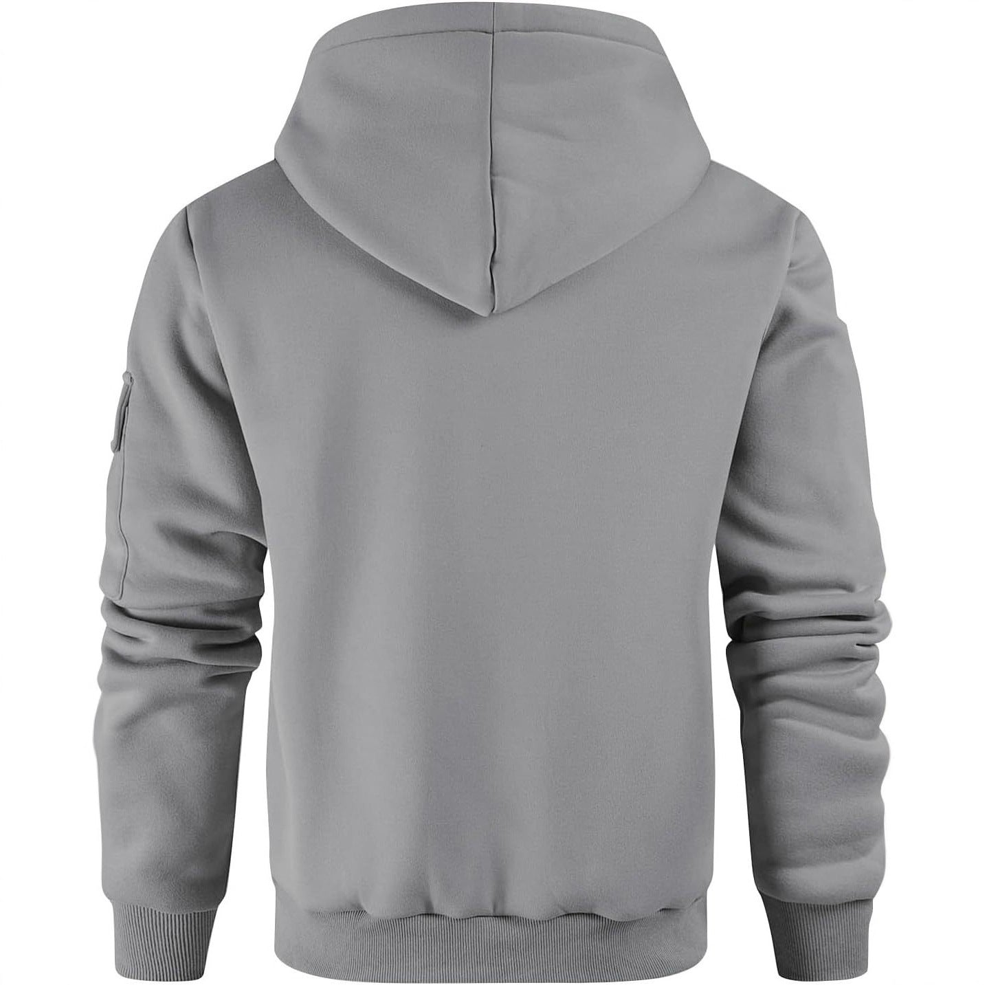 Haut de veste à manches longues à capuche pour hommes