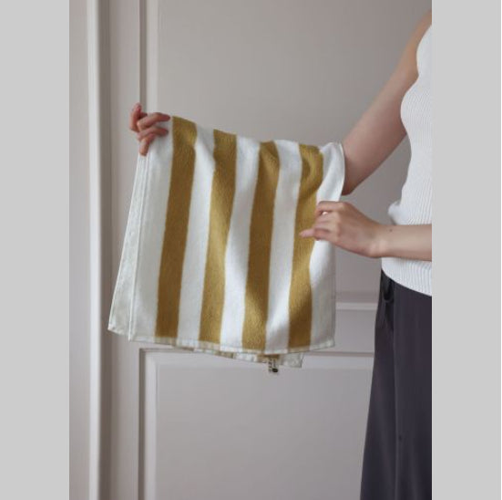 Mori Pinstripe Retro style serviette en coton