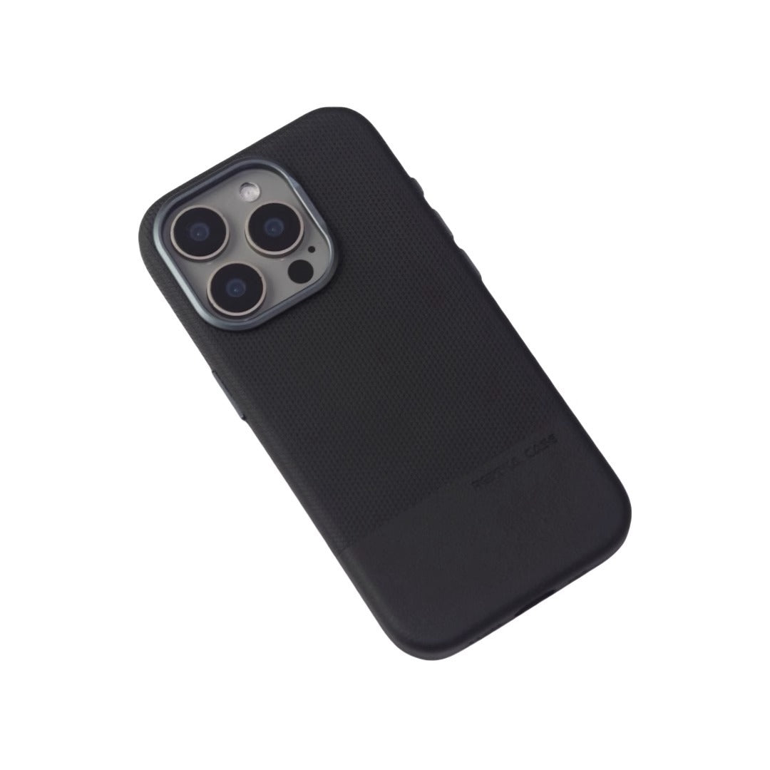 Étui de téléphone magnétique en cuir double-pièce résistant à la chute