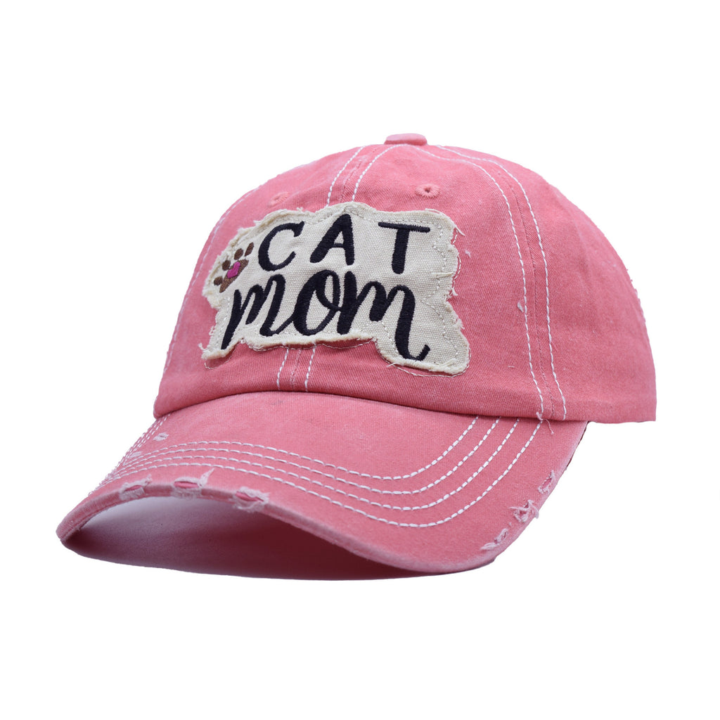 Casquette de baseball rétro-détruite