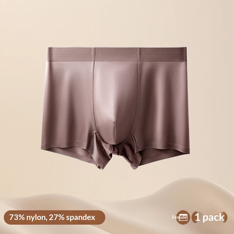 Léger Luxury Satin Ice Silk High-End Silk Antibactérien Hommes Sous-vêtements