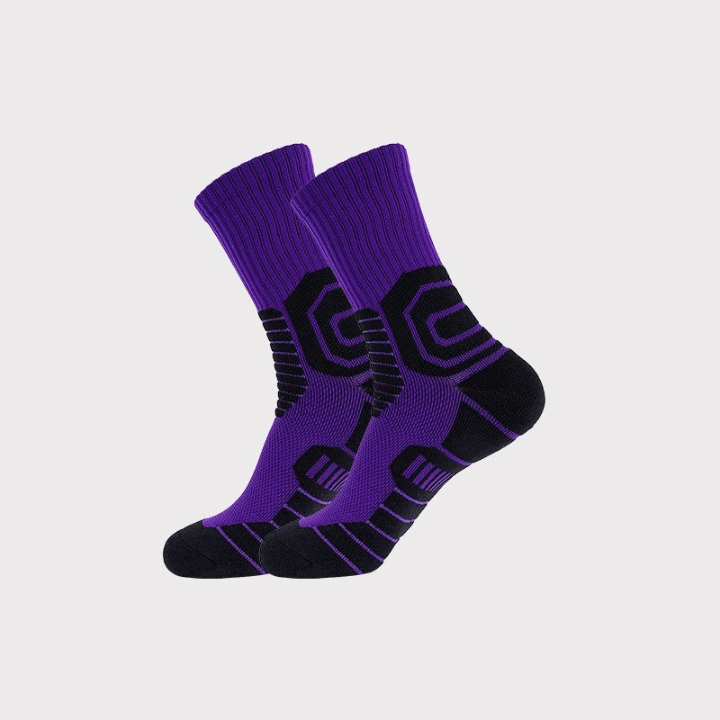 Chaussettes athlétiques respirantes et antidérapantes professionnelles