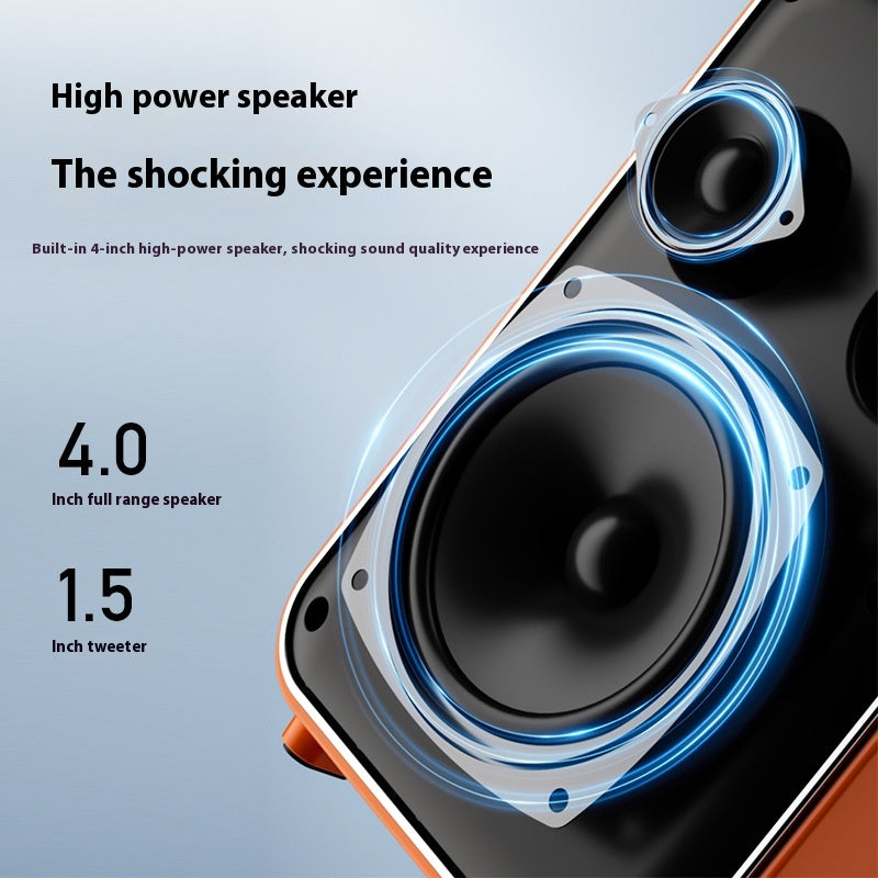 Haut-parleur bluetooth sans fil Karaoké extérieur Portable