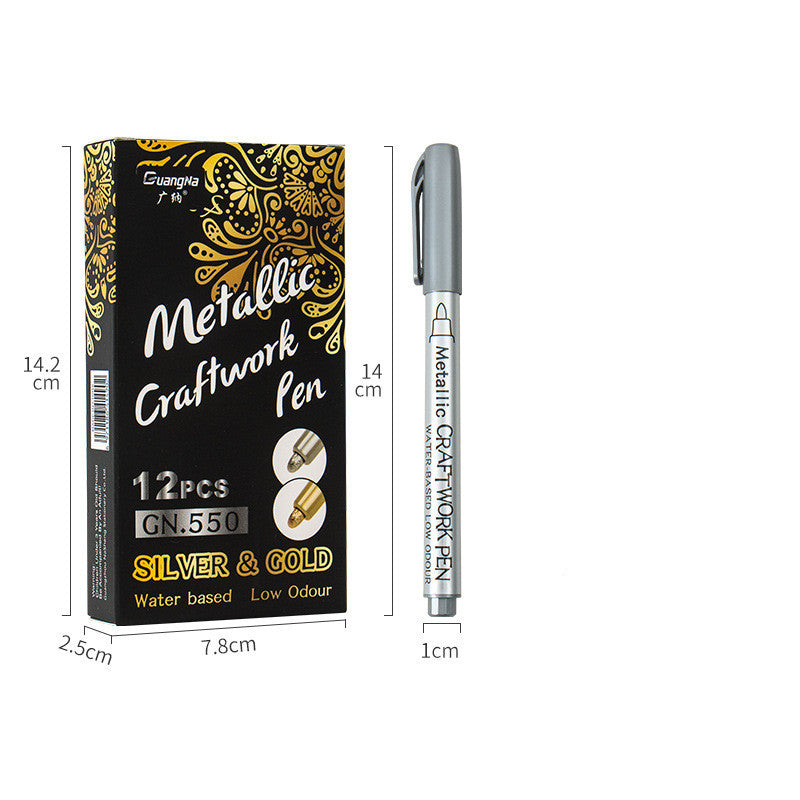 Stylo de peinture en métal