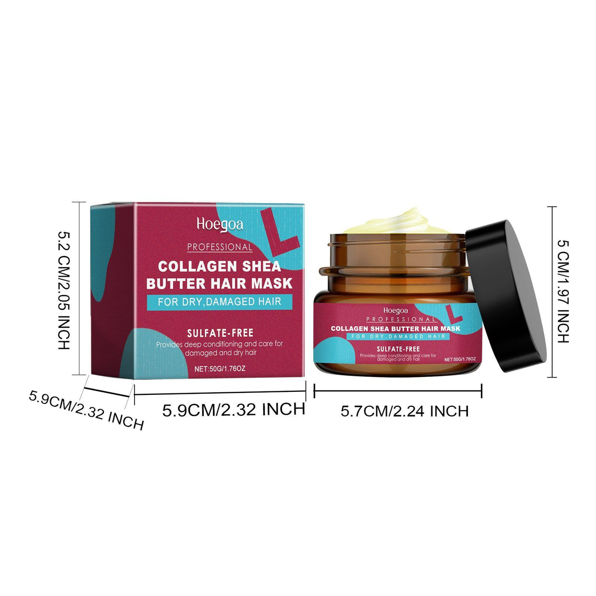 Masque de conditionnement capillaire HOEGOA Keratin