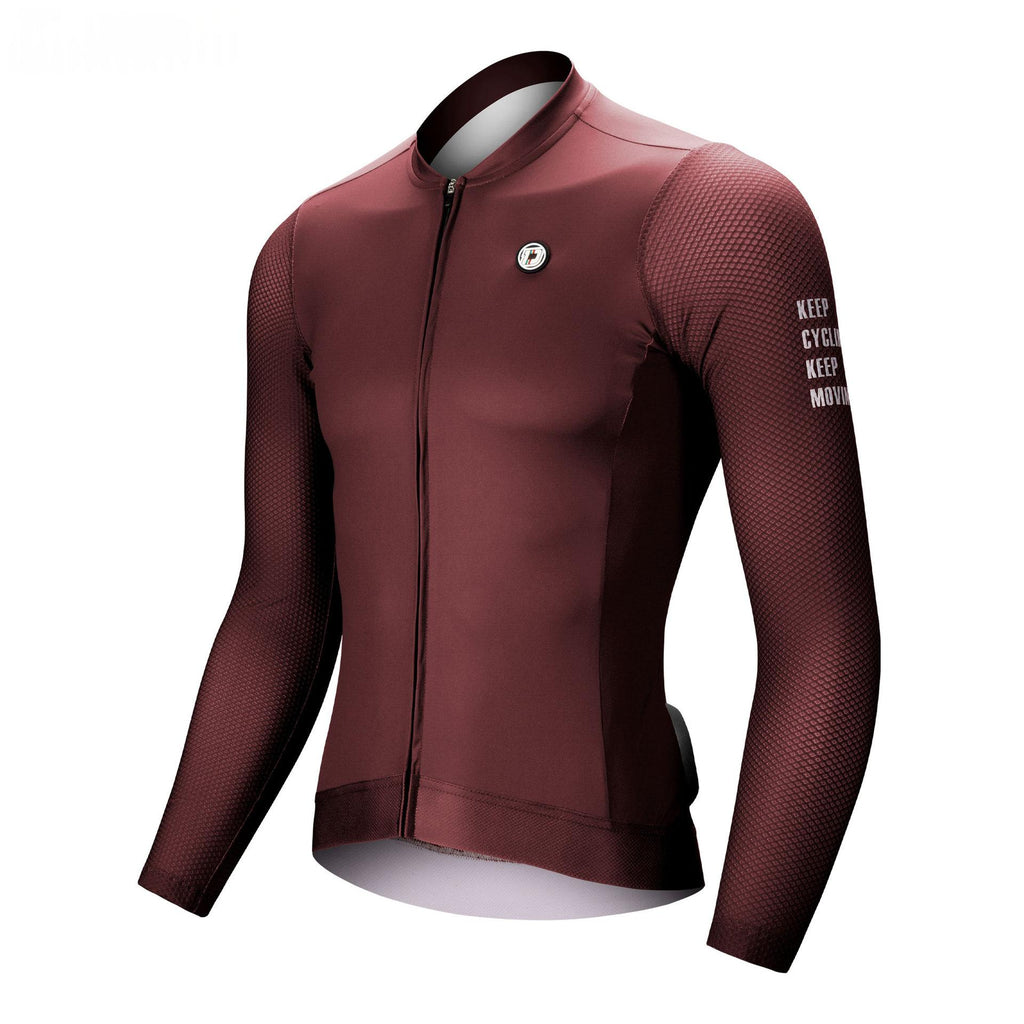 Cycling Suit Long Sleeved Top UV résistant à l'humidité Wicking and Sweat Wicking