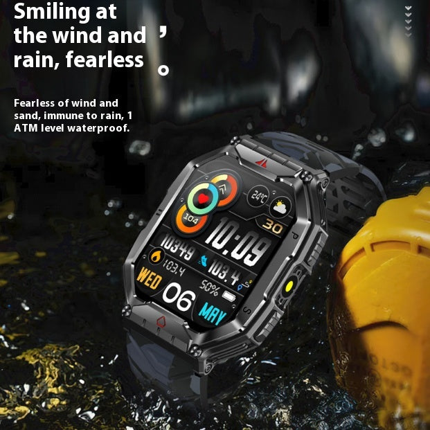 KR82 Smart Watch Bluetooth appelant la fréquence cardiaque Pression artérielle