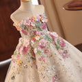 French Bohemian Floral Princess Dress