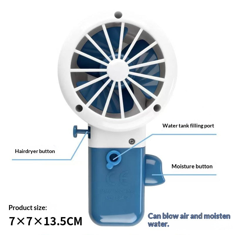 Jeu de pistolet à eau d'été Presse-et-squeeze Fan pistolet à eau