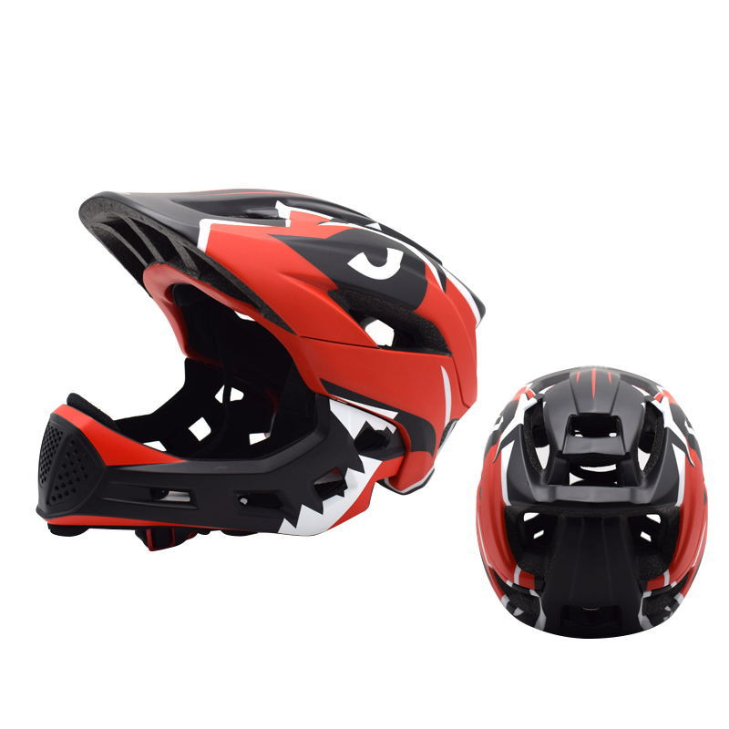 Casque plein visage de vélo avec le repos Chin