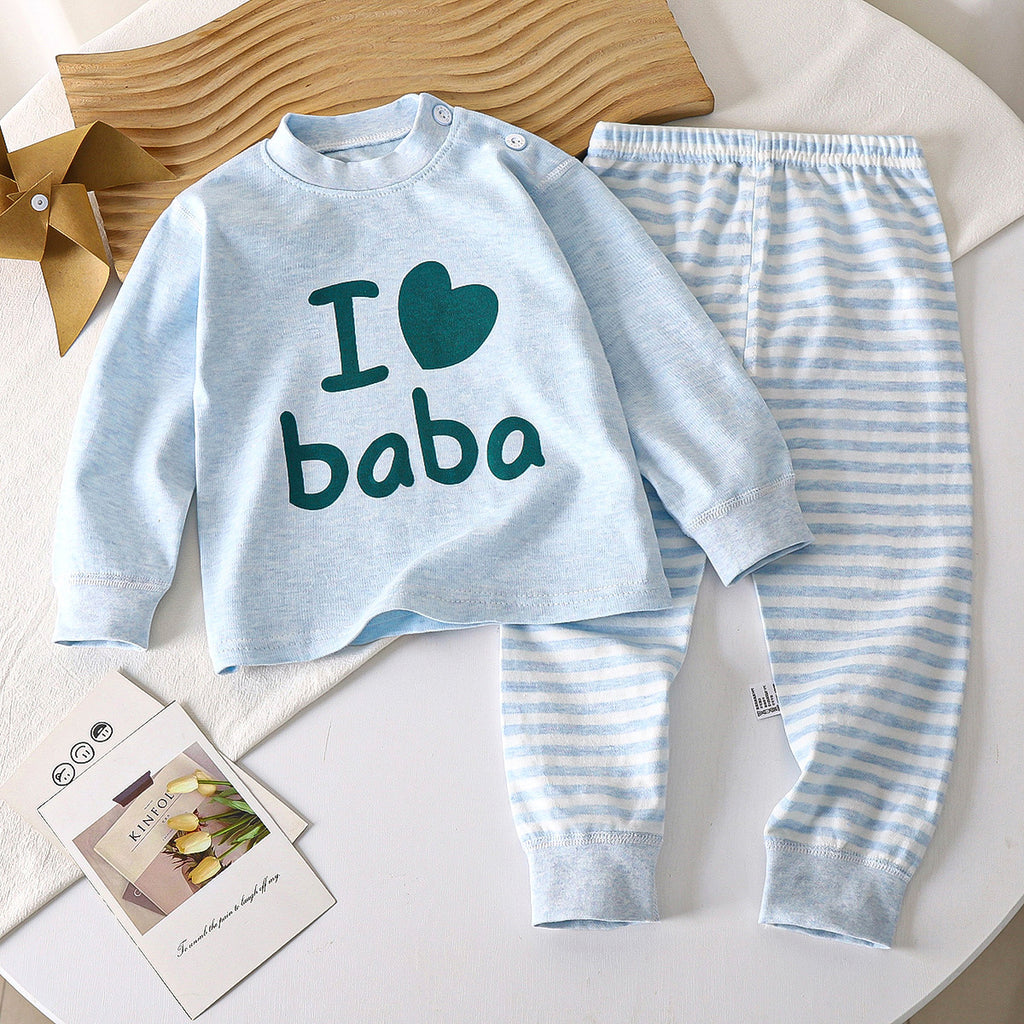 Costume pour enfants Pure Cotton Vêtements pour bébés Vêtements de salon chauds Vêtements d'automne Vêtements pour enfants