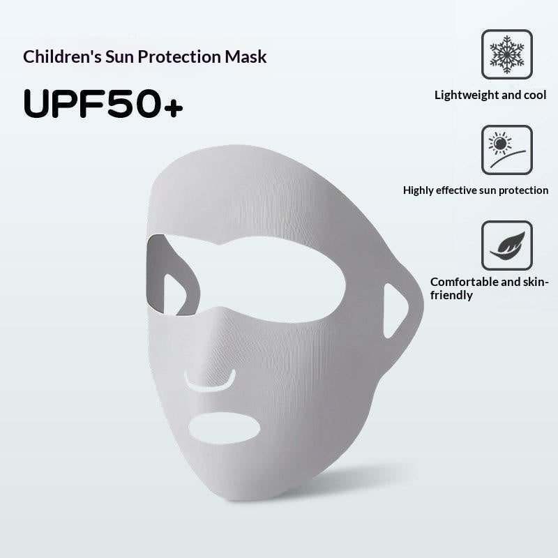 Masque visage de protection solaire pour enfants pour l'été