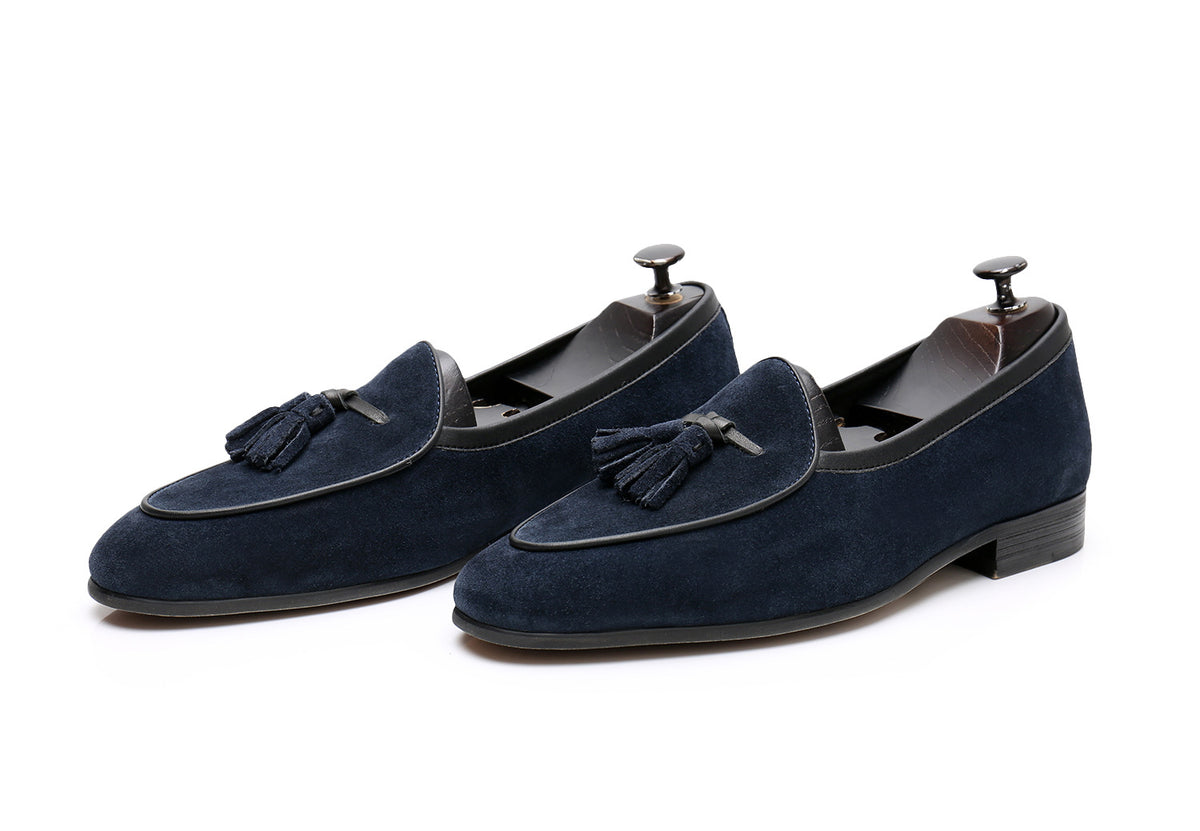Chaussures en cuir véritable de style britannique pour hommes