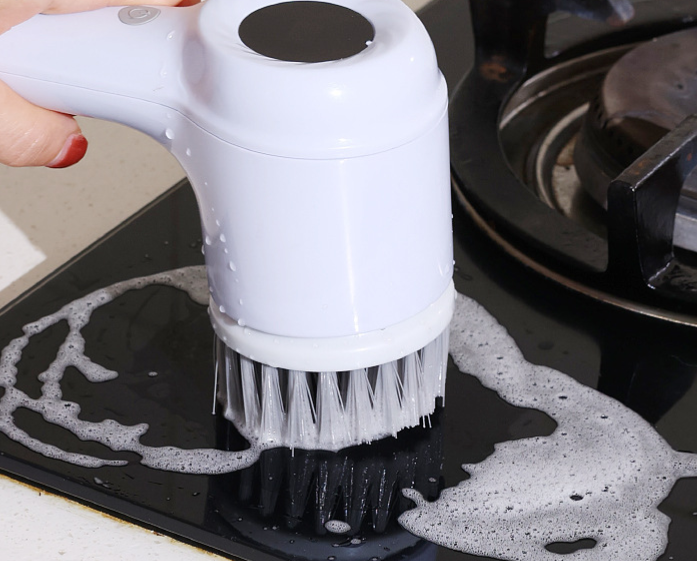 Brosse de lavage pour pot électrique et vaisselle