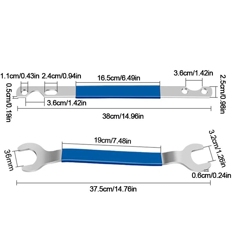 32mm & 36mm Eventail Clutch Clé d'écrou Outil de suppression de support d'embrayage pour BMW Ford GM