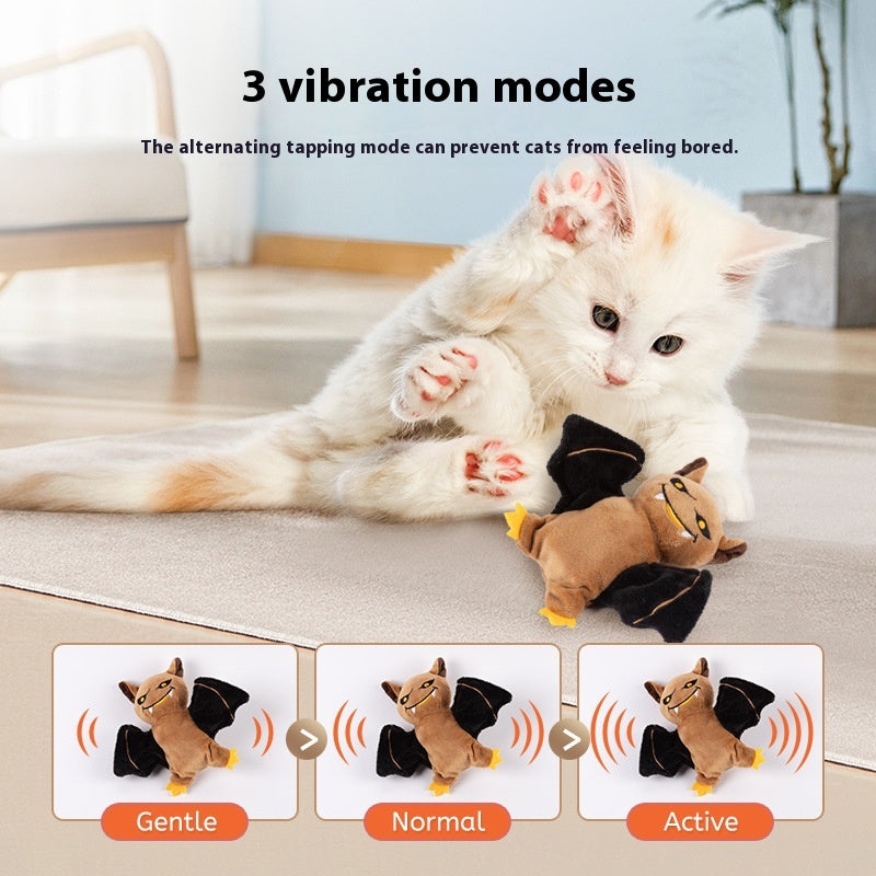 Rechargeable Electric Sound Pet Cat Plush Toy