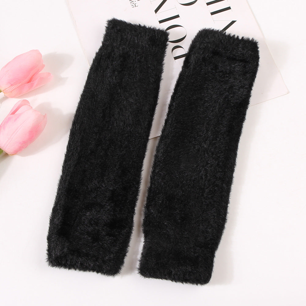 Gants en peluche pour femmes Versatile et chaud
