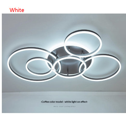 Salon LED lampe moderne éclairage Minimalist installations contemporaines