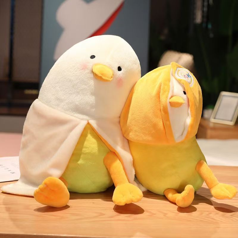 Jouet de poulet en peluche de mangue Peeling cartoon Poupée