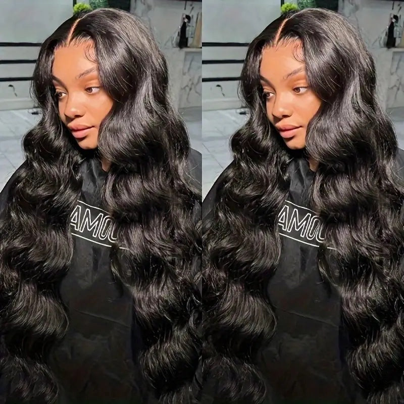Long loop lace hood with large wave style