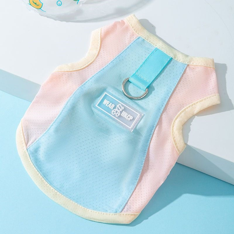 Macaron style Papillon modèle Mesh Sun protection soie glacée Harness Vest