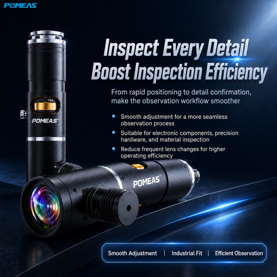 4K Grand objectif de vision de la machine FOV 1 pouce C-Mount Objectif de zoom industriel