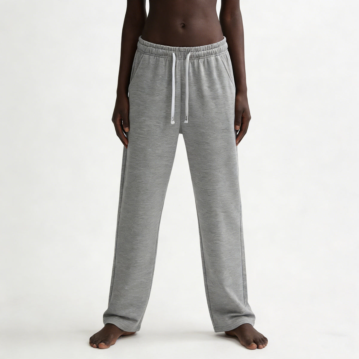 Pantalon de sport décontracté à couleurs solides, confortable et confortable